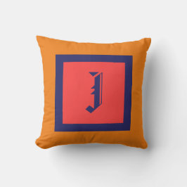 CLASSIC MONOGRAM J BLUE GRORDER KUSSEN