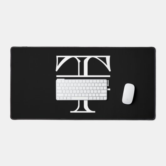 Classic Monogram Naam Initiaal Bureaumat (Keyboard & Muis)