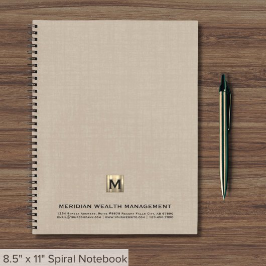 Classic Monogram Rijkdom Notitieboek