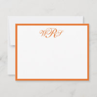 Classic Monogram Sinaasappel Wit