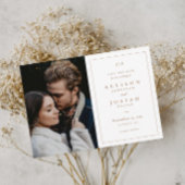 Classic Monogram Weddenfoto Save The Date