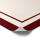 Classic Monogram Wedding Welcome Sign Poster (Hoek)