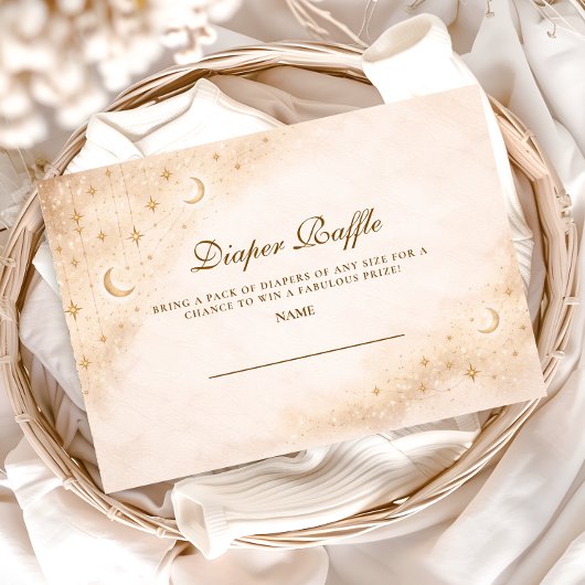 Classic Moonlight Diapper Raffle Informatiekaartje