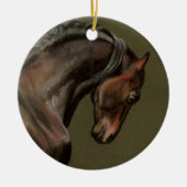 Classic Morgan Horse Keramisch Ornament (Voorkant)