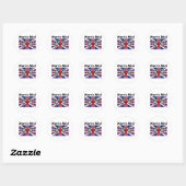 Classic Morris Mini Ronde Sticker (Vel)