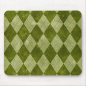 Classic Mossy Green Argyle Geometric Pattern Muismat (Voorkant)