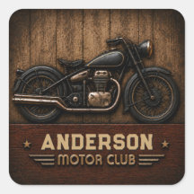 Classic Motorcycle Vintage Motor Club Rustic 