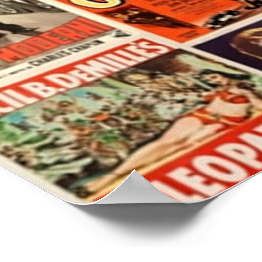 Classic Movie Collage Poster (Hoek)