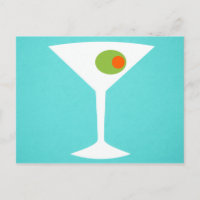 Classic Movie Martini Briefkaart