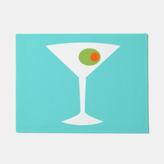 Classic Movie Martini door Mat (Voorkant)