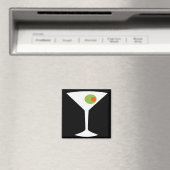Classic Movie Martini Magnet (zwart) (Insitu (Vaatwasser))