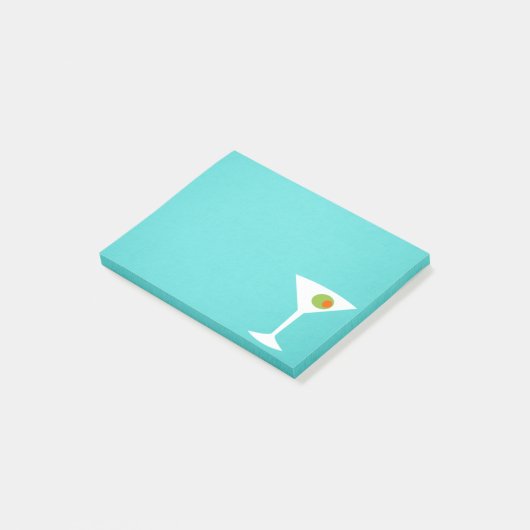 Classic Movie Martini Post It Notes (Schuin)