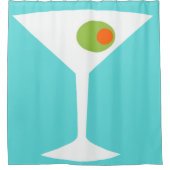 Classic Movie Martini Shower Curtain Douchegordijn (Voorkant)