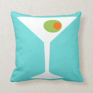 Classic Movie Martini Sierkussen (Turquoise)