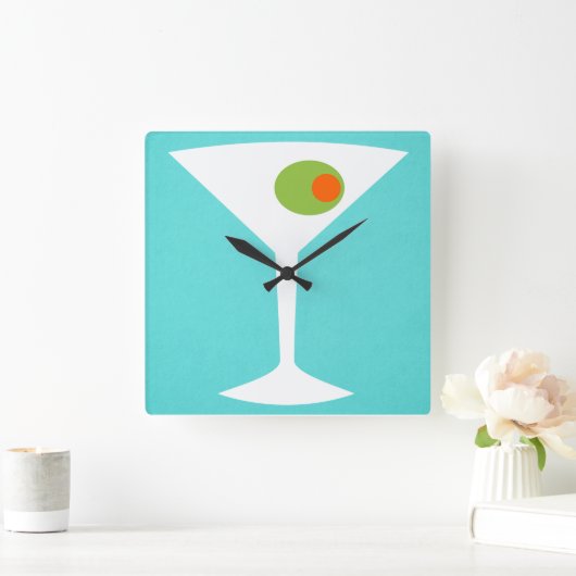 Classic Movie Martini Wall klok (Huis)