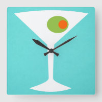 Classic Movie Martini Wall klok