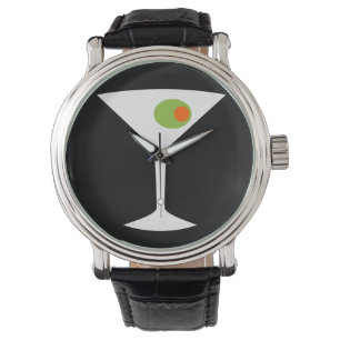 Classic Movie Martini Watch Horloge