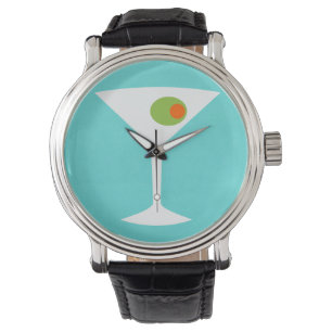 Classic Movie Martini Watch (turquoise) Horloge