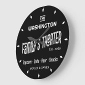 Classic Movie Theater Wall Clock Grote Klok (Hoek)