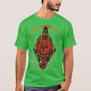 Classic Muay Thai Olifant Tattoo T-shirt