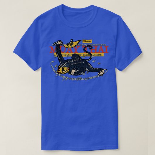 Classic Muay Thai Tattoo Monkey T-shirt (Design voorkant)