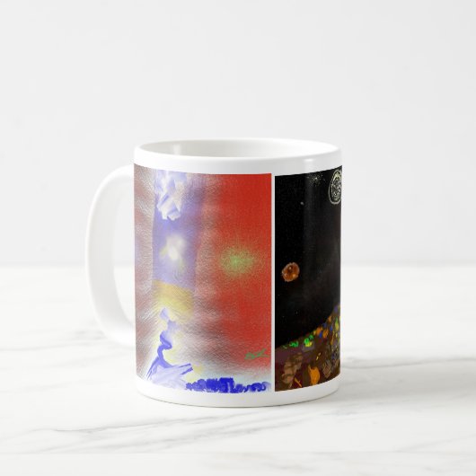 Classic Mug, 11 oz Modern Art Koffiemok (Voorkant links)