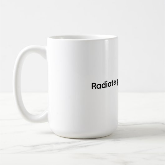 Classic Mug, 11 oz - Radiate positive energy Koffiemok (Links)
