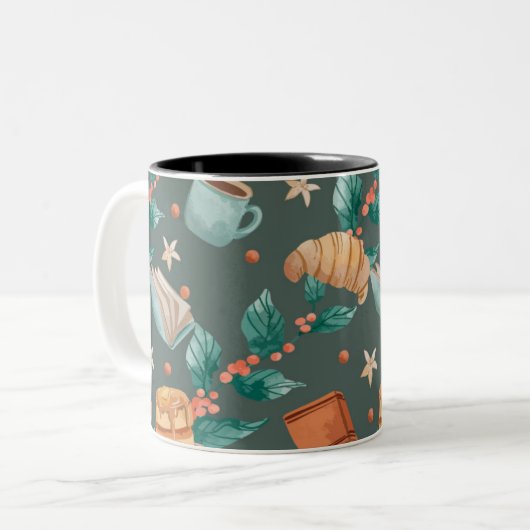 Classic Mug, 11 oz Tweekleurige Koffiemok (Voorkant links)