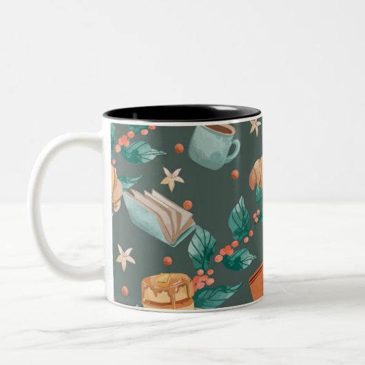 Classic Mug, 11 oz Tweekleurige Koffiemok (Links)