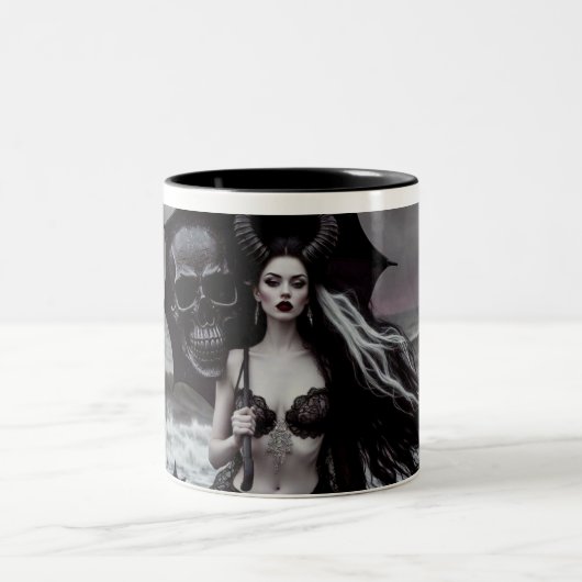 Classic Mug, 11 oz Tweekleurige Koffiemok (Center)