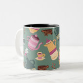 Classic Mug design Tweekleurige Koffiemok (Voorkant links)
