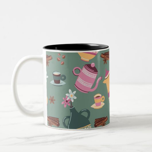 Classic Mug design Tweekleurige Koffiemok (Links)