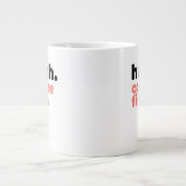 Classic Mug - Hush. Coffee First. Grote Koffiekop (Voorkant)