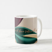 Classic mug in stylish abstract graphic koffiemok (Voorkant rechts)