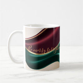 Classic mug in stylish abstract graphic koffiemok