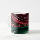 Classic mug in stylish abstract graphic koffiemok (Voorkant links)