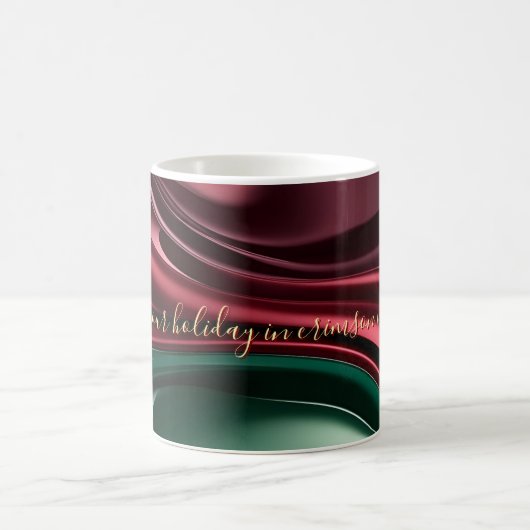 Classic mug in stylish abstract graphic koffiemok (Center)