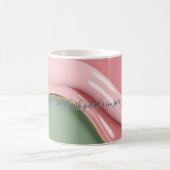 Classic mug in stylish abstract graphic koffiemok (Center)