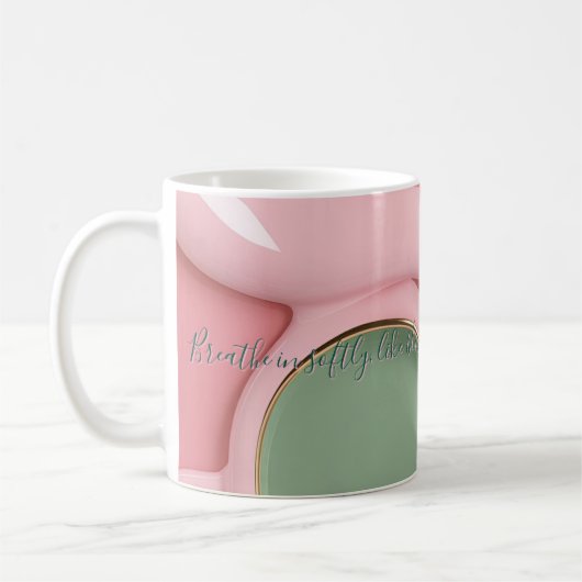 Classic mug in stylish abstract graphic koffiemok (Links)