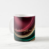 Classic mug in stylish abstract graphic koffiemok (Voorkant links)