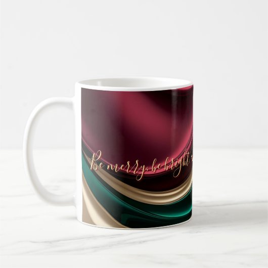 Classic mug in stylish abstract graphic koffiemok (Links)