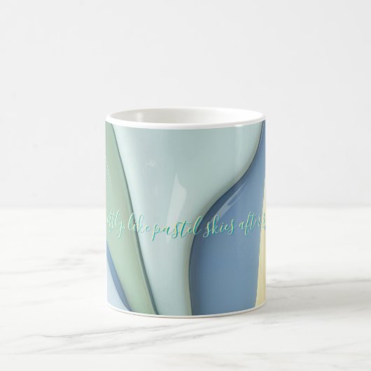 Classic mug in stylish abstract graphic koffiemok (Center)