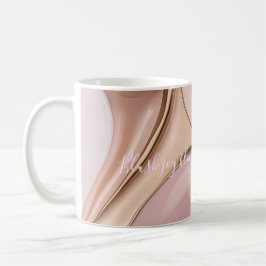 Classic mug in stylish abstract graphic koffiemok