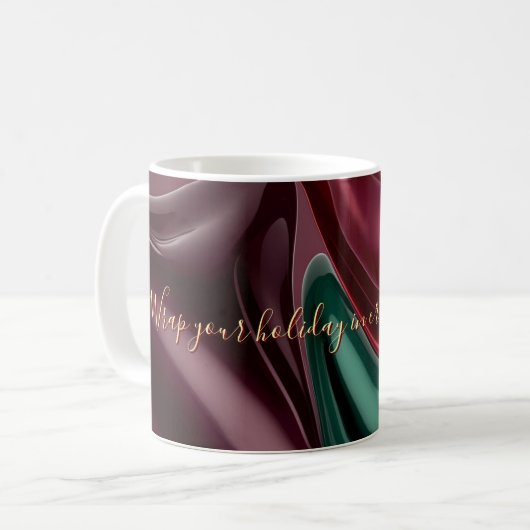 Classic mug in stylish abstract graphic koffiemok (Voorkant links)