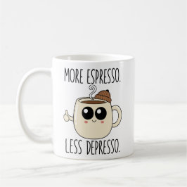 Classic Mug - More Espresso. Less Depresso. Koffiemok
