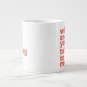 Classic Mug - Why Are You Talking To Me? Grote Koffiekop (Voorkant)