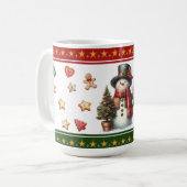 Classic Mug with Snowman and Christmas Cookies Koffiemok (Voorkant links)