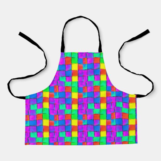 Classic Multi Colour Shapes Pattern Modern Schort (Voorkant)