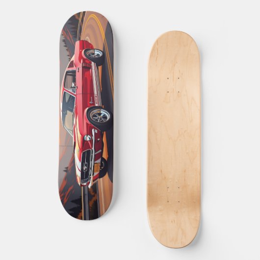 Classic Muscle Car 1967 Skateboard (Voorkant)