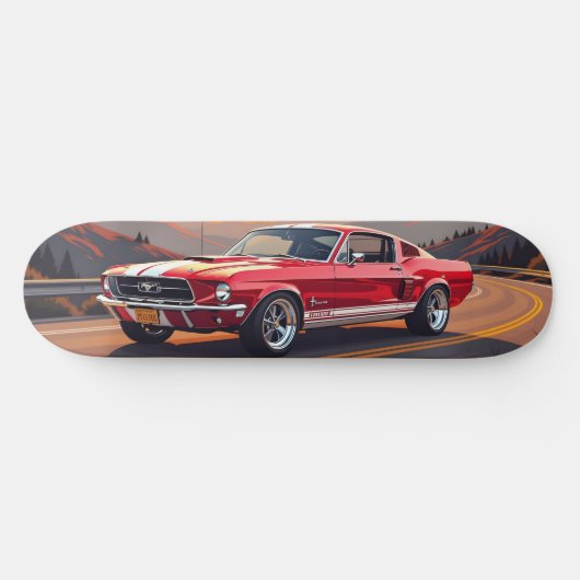 Classic Muscle Car 1967 Skateboard (Horizontaal)
